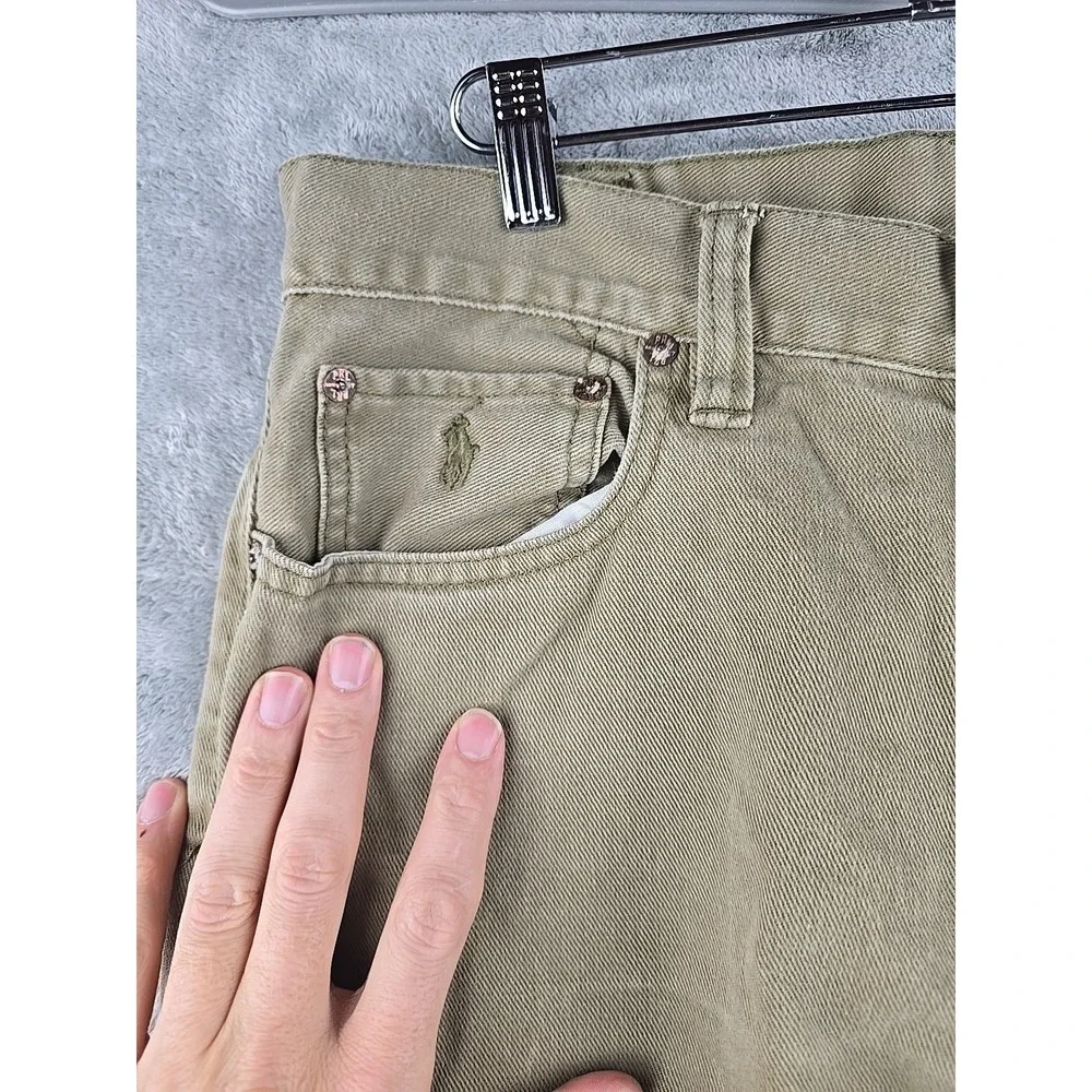 Polo Ralph Lauren 867 Classic Fit Jeans Mens‎ 32x29 Brown 100% Cotton Designer